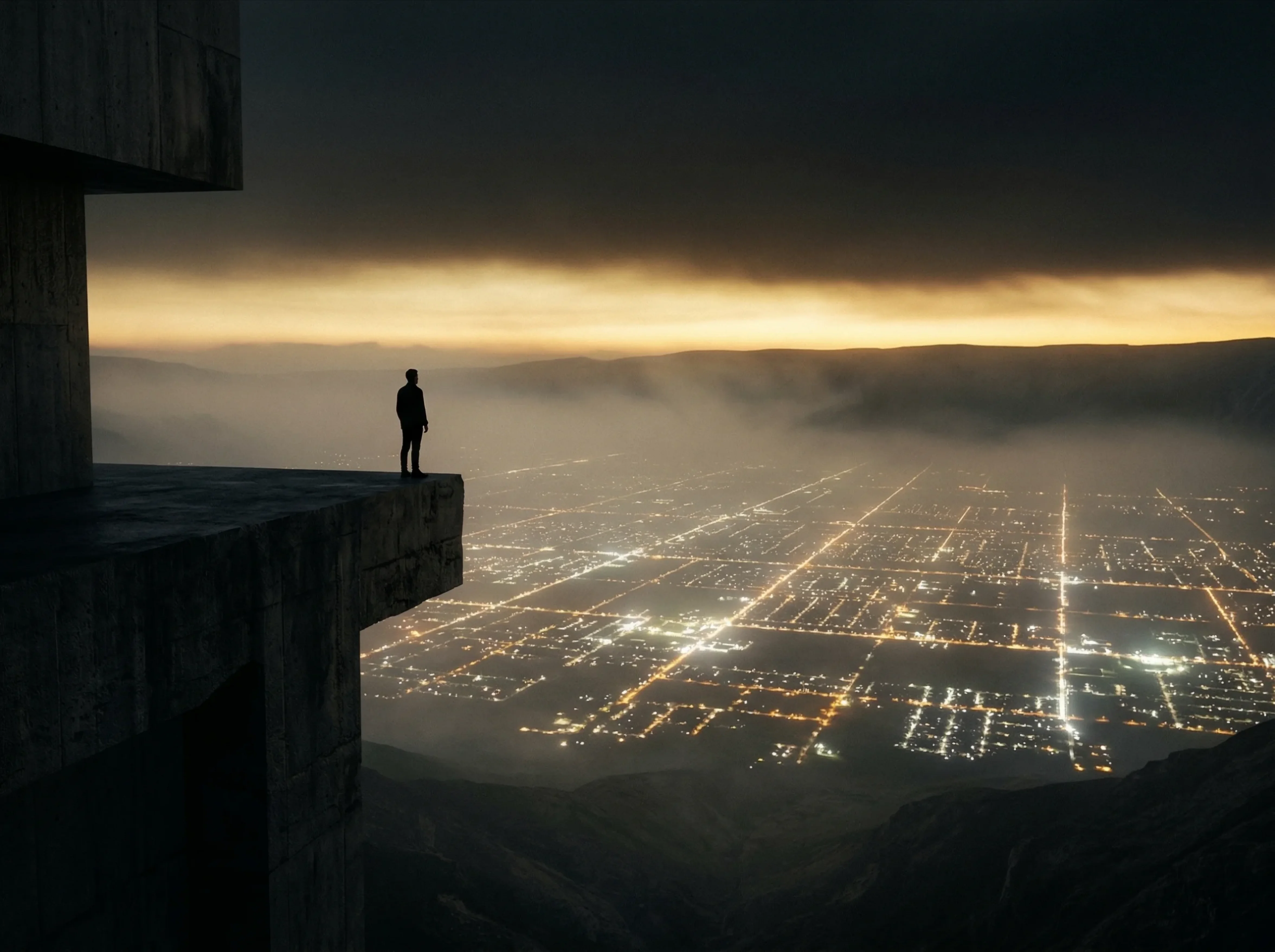 Abstract stare void visual